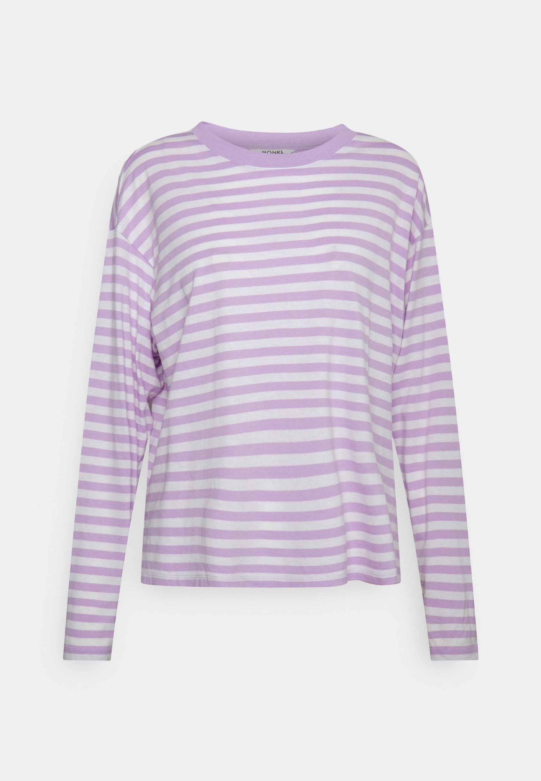 Long sleeved top shirts in de kleur paars voor dames | KLEDING.nl