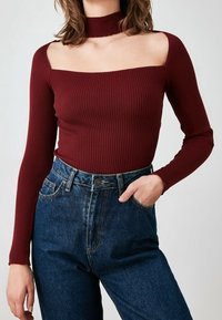 Trendyol Langarmshirt - bordeaux