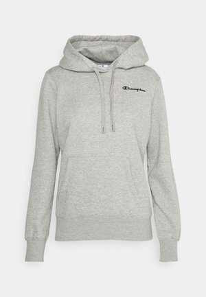 HOODED - Felpa con cappuccio - grey melange