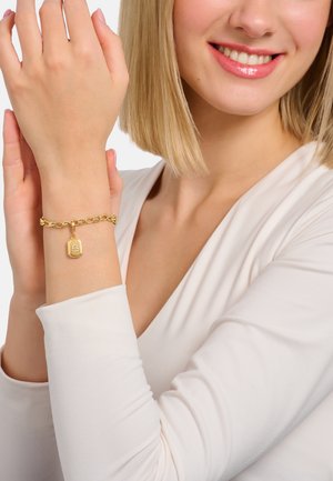 THOMAS SABO, CHARM-ANHÄNGER STERNZEICHEN WAAGE - Pendant - gelbgoldfarben weiß