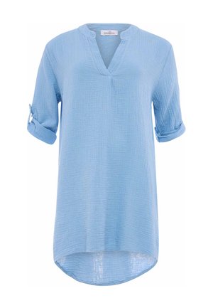 Zwillingsherz MUSSELIN  - Freizeitkleid - hellblau