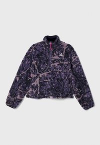 Fleecejacke - dark raisin/black
