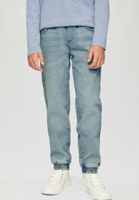 s.Oliver STYLE PETE AILLE MI-HAUTE  - Jeans Straight Leg - blau