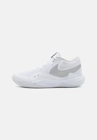 Nike Performance - HYPERQUICK  - Volejbola kurpes - white/metallic silver/photon dust Miniatūras attēls 1