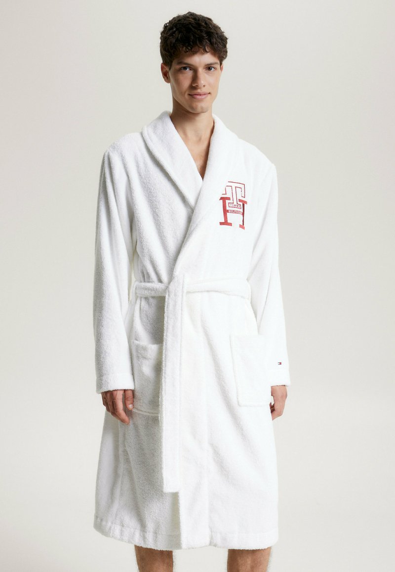 Tommy Hilfiger TH MONOGRAM Dressing gown white Zalando.de