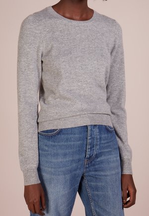 Striktrøje - light grey