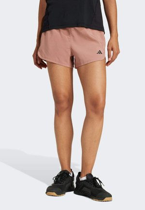 PACER STRIPES HIGH RISE - Korte broeken - warm clay   black