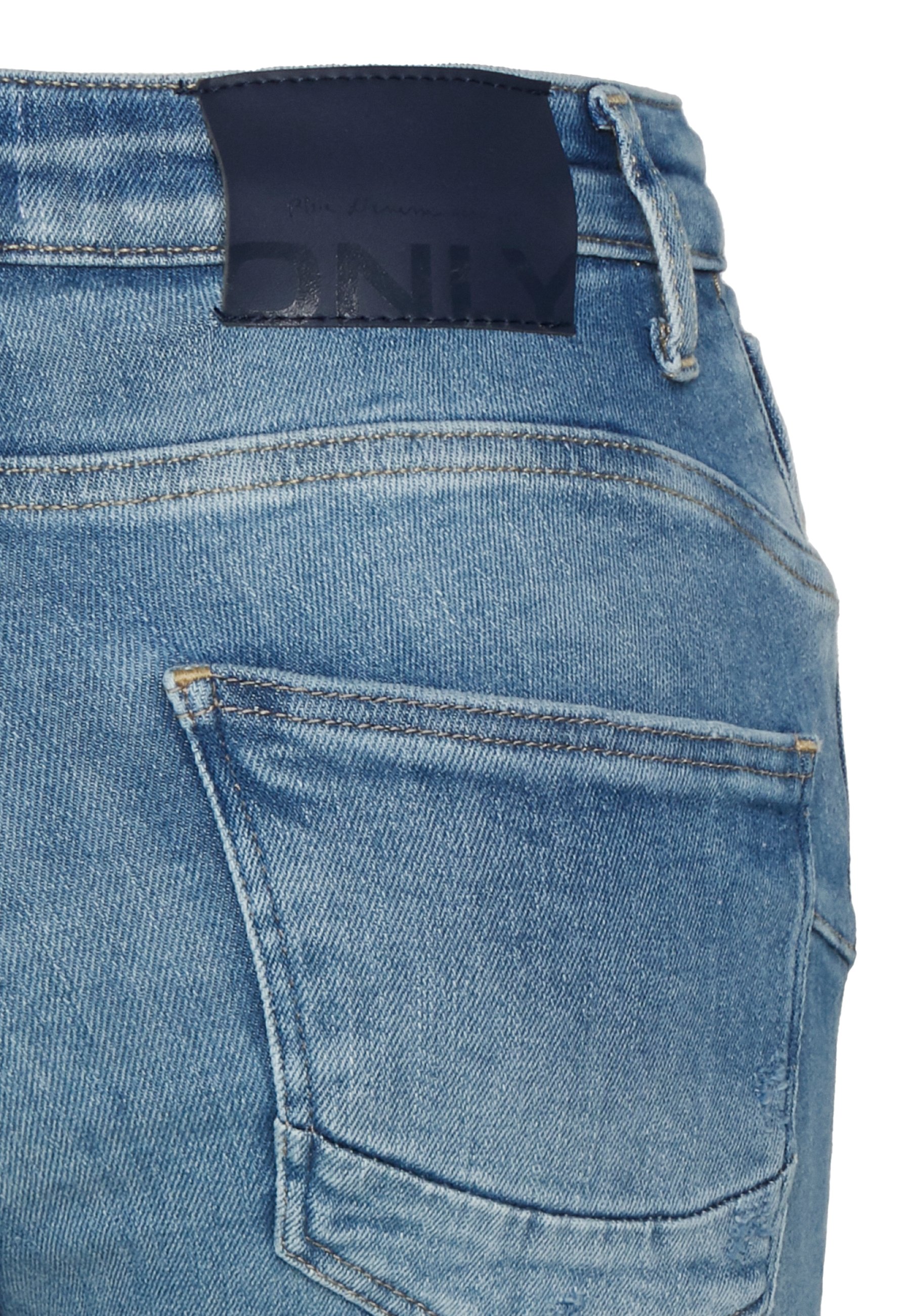 ONLY Tall ONLPOWER MID PUSH UP - Jeans Skinny Fit - light medium blue denim/carta  da zucchero - Zalando