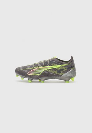 ULTRA 5 ULTIMATE FG - Chaussures de foot à crampons - matte aged silver/yellow alert/sun struck