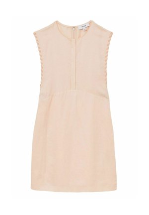 Reiss REGULAR FIT - FAWN WHIPSTITCH SLEEVELESS - Pouzdrové šaty - peach