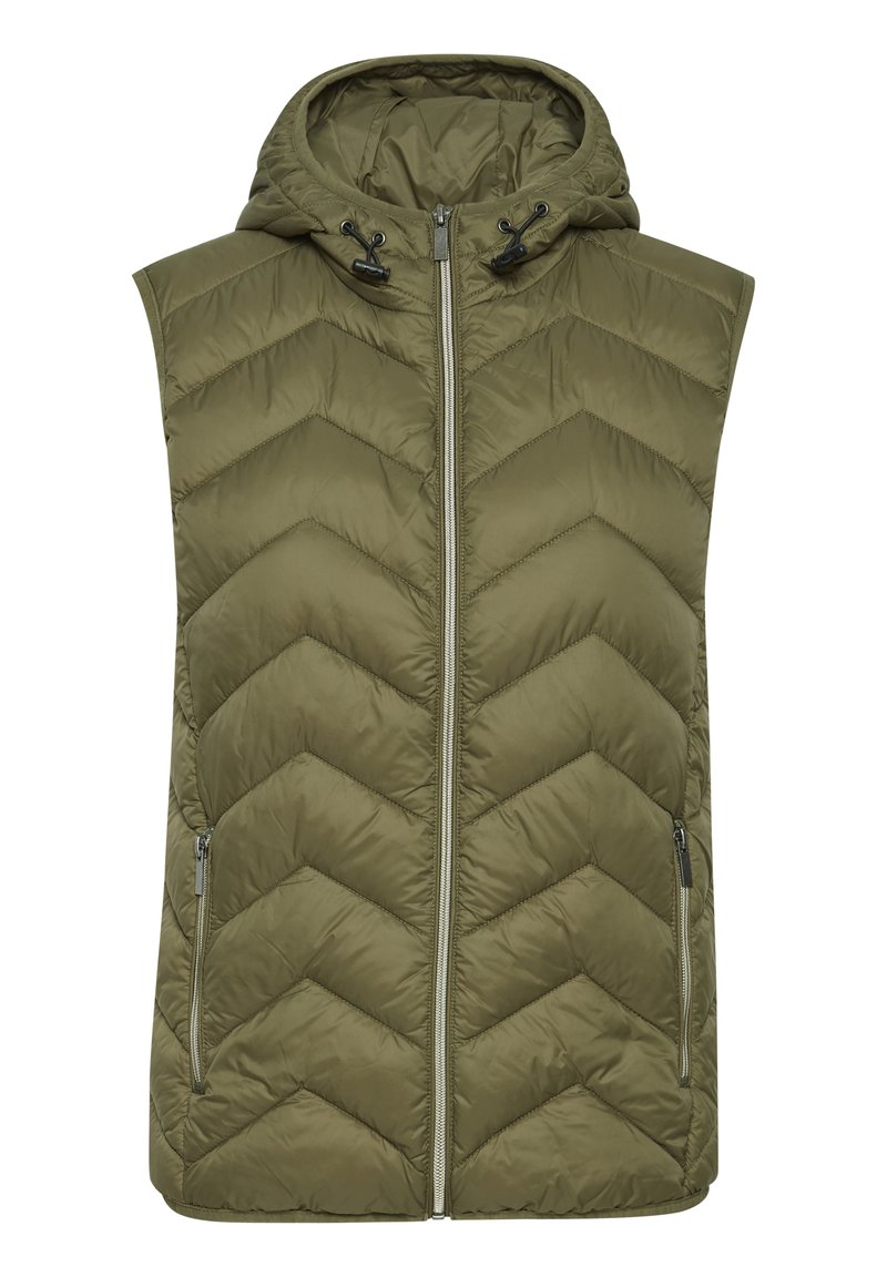 Fransa Bodywarmer olijfgroen