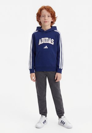 adidas Performance JUNIOR COLLEG HOODIE UNISEX - Sweat à capuche - dark blue