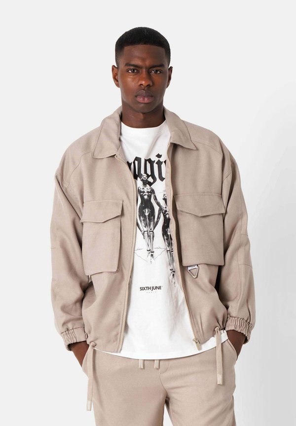 BOXY - Leichte Jacke - beige