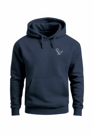 PRINT AUFDRUCK MINIMAL DINO - Hoodie - navy