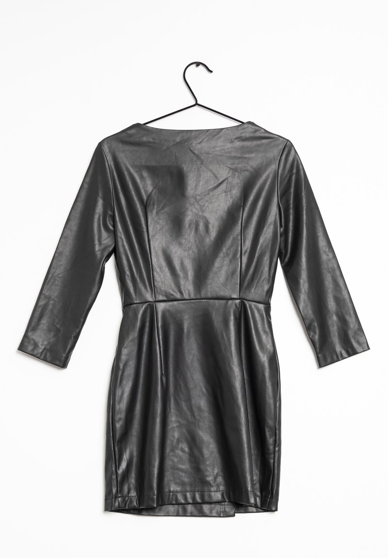 bershka white leather dress Mini Leather Dress Bershka