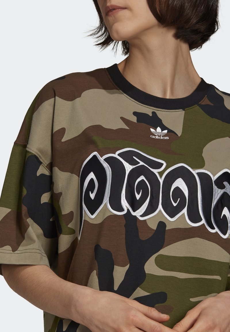 adidas Originals Jersey dress green (Pre-owned)