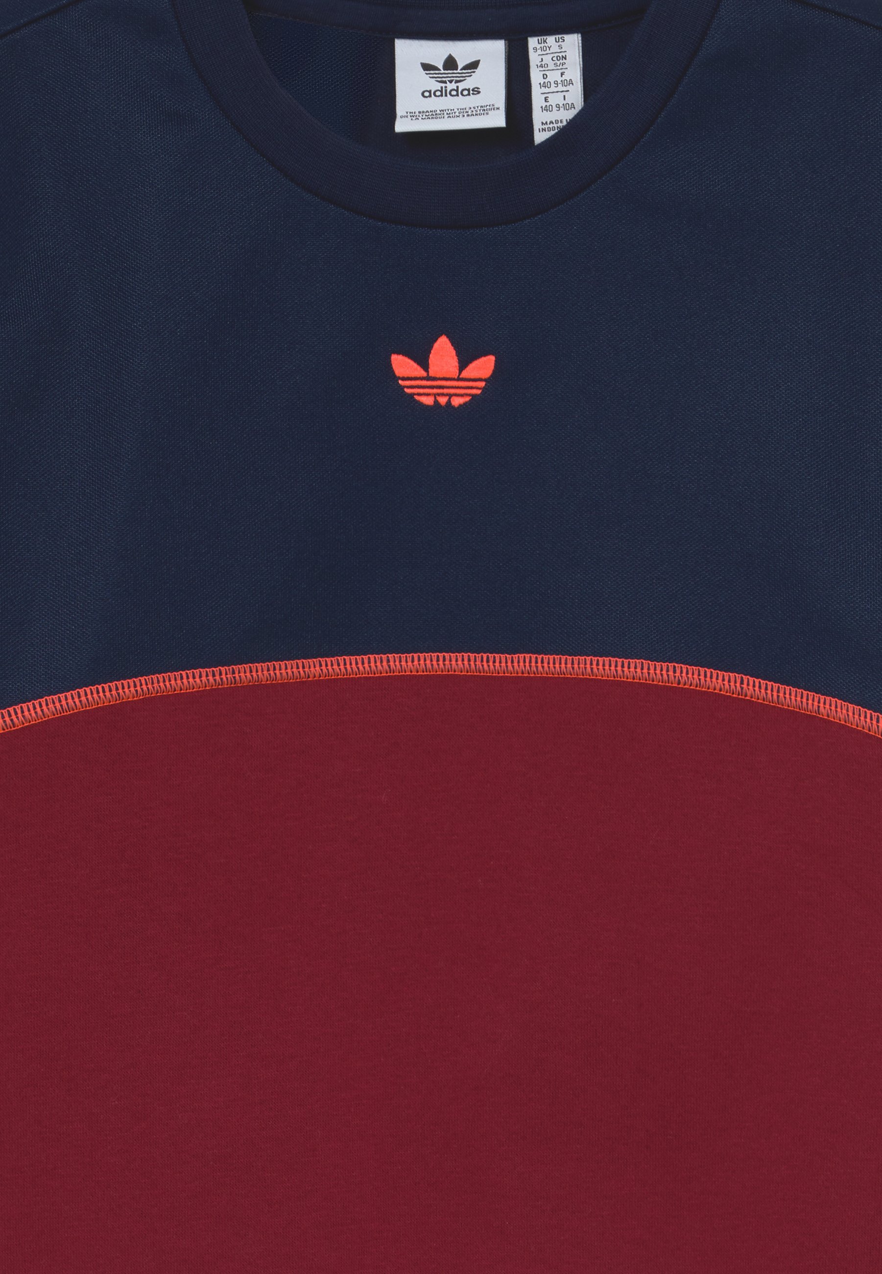 adidas Originals OUTLINE CREW Sweatshirt dark blue Sweatshirts adidas Originals Knit Crewneck Maroon | Footshop