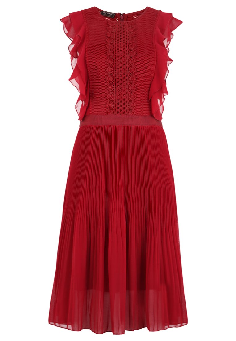 Apart Cocktailjurk bordeauxrood