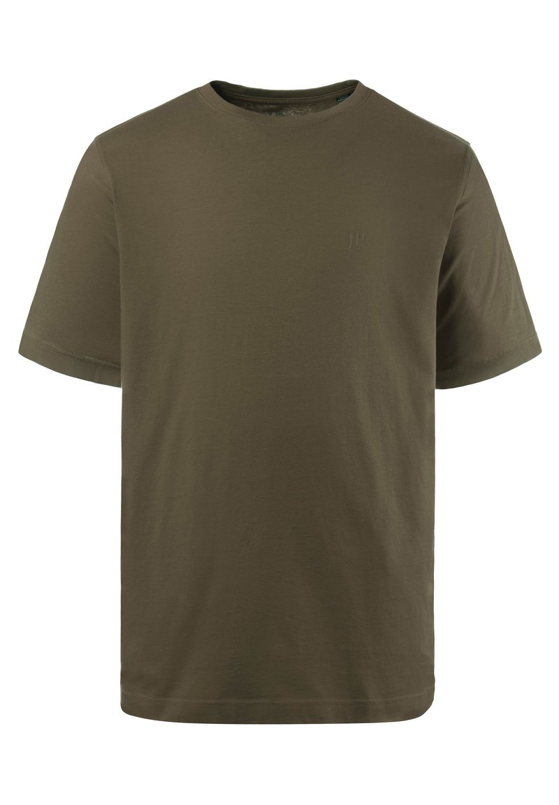 JP1880 MOTIV AUF DER BRUST,RUNDHALSAUSSCHNITT - T-Shirt basic - khaki