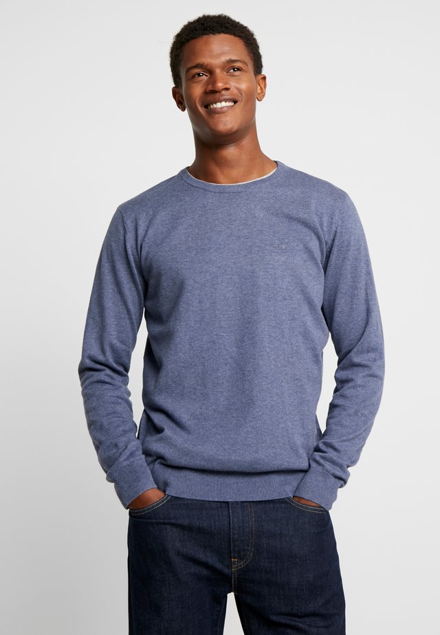 Strickpullover - vintage indigo blue melange