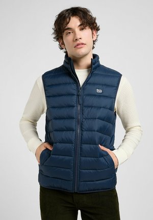 Lee STAND COLLAR PUFFER FOR REGULAR FIT - Liivi - rivet navy