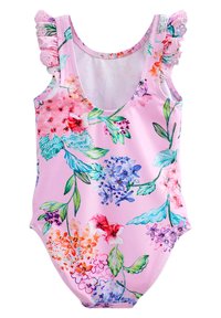 Next FRILL SLEEVED SWIMSUIT - Traje de baño - pink