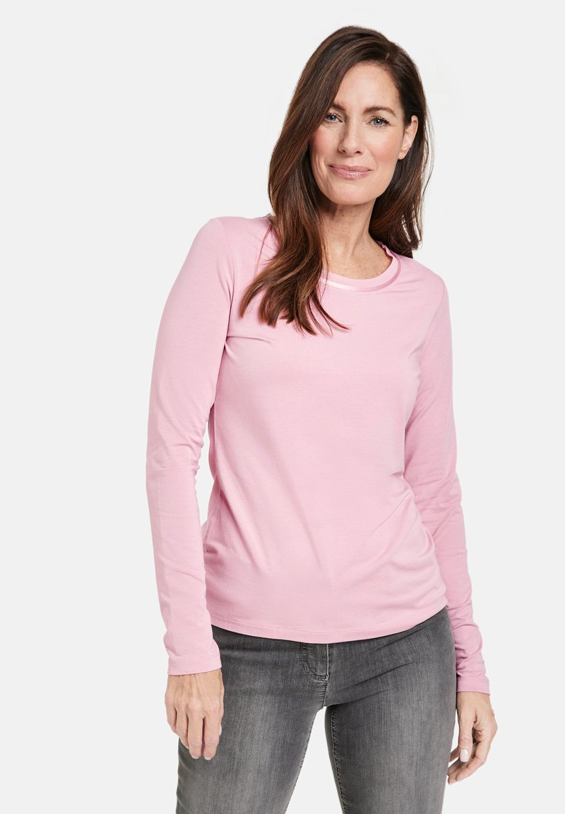 Gerry Weber ARM MIT AUSSCHNITTBLENDE - Langarmshirt - dusty rose