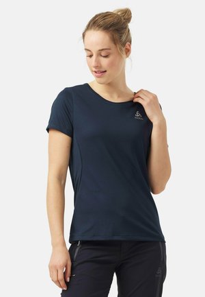 CREW NECK F-DRY - Sport T-shirt - dark sapphire