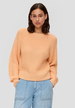 MIT ELEMENTEN - Strickpullover - papaya