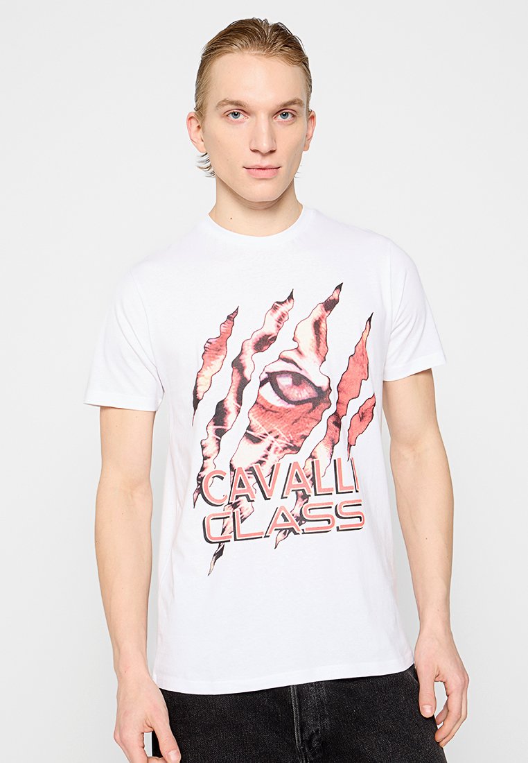 Cavalli Class T-shirt print wit