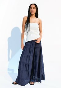 Bershka - Jupe longue - royal blue Image miniature 1