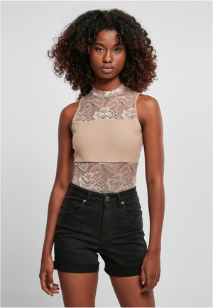 LADIES LACE BODY - Camicetta - softtaupe