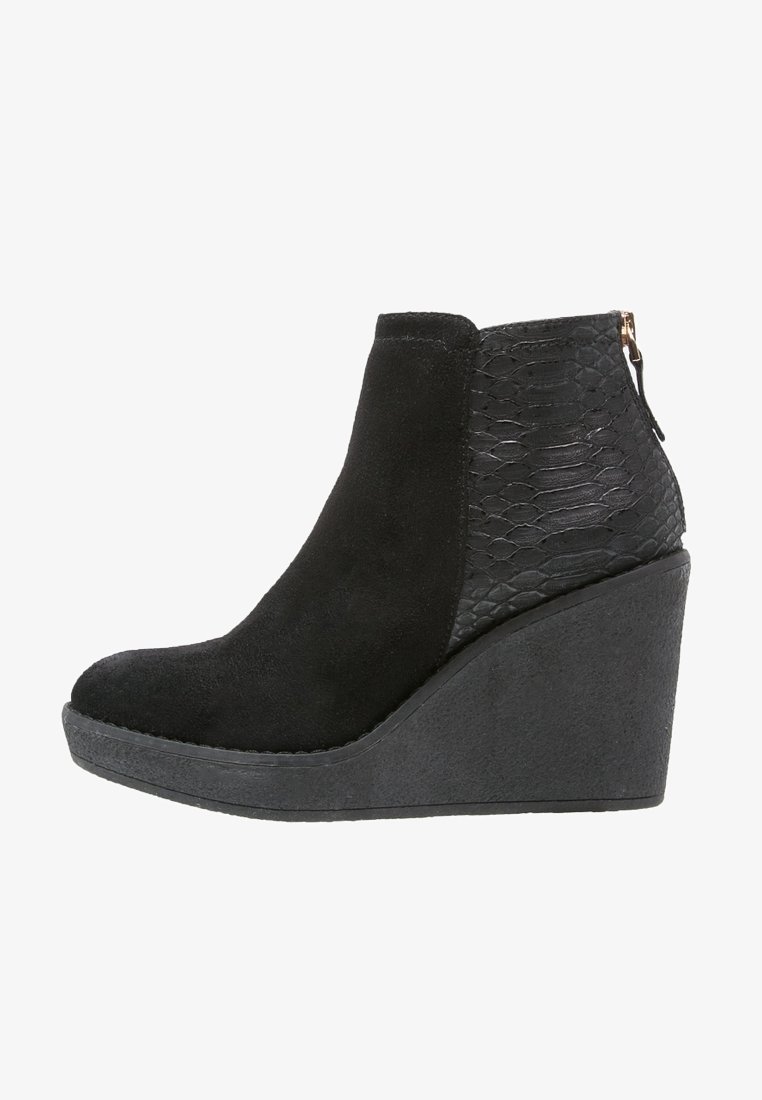 Anna Field Bottines à talons hauts - black
