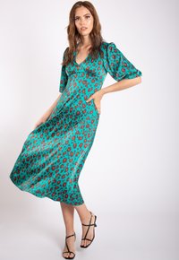 GINI LONDON V NECK - Day dress - green