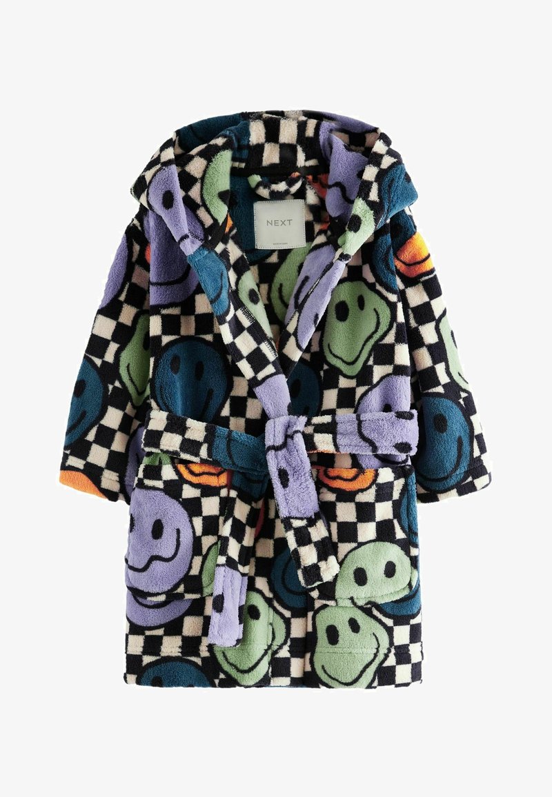 Next REGULAR FIT - Halat de baie - multi checkerboard smile faces