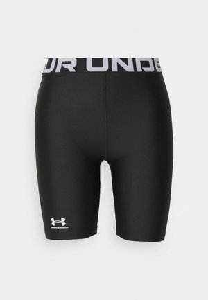 Under Armour AUTHENTICS SHORT - Leggings - black/white