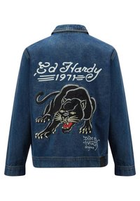 Ed Hardy PANTHER  - Džínová bunda - indigo