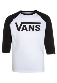 BY VANS CLASSIC RAGLAN BOYS - Camiseta de manga larga - white/black