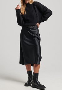 Superdry & Co Stickad tröja - black