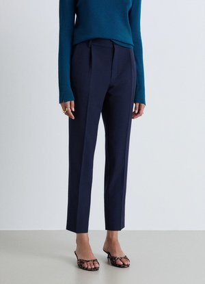Calliope, PANTALONE LUNGO TINTA UNITA - Pantaloni - blu notte