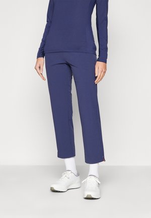 WOMEN COLLAGEN STRAIGHT PANTS - Broek - atlanta blue