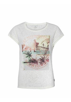 T-shirt con stampa - white