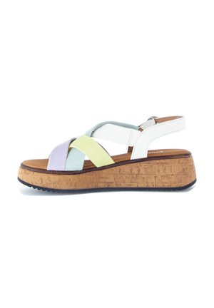 Wedge sandals - multicolor