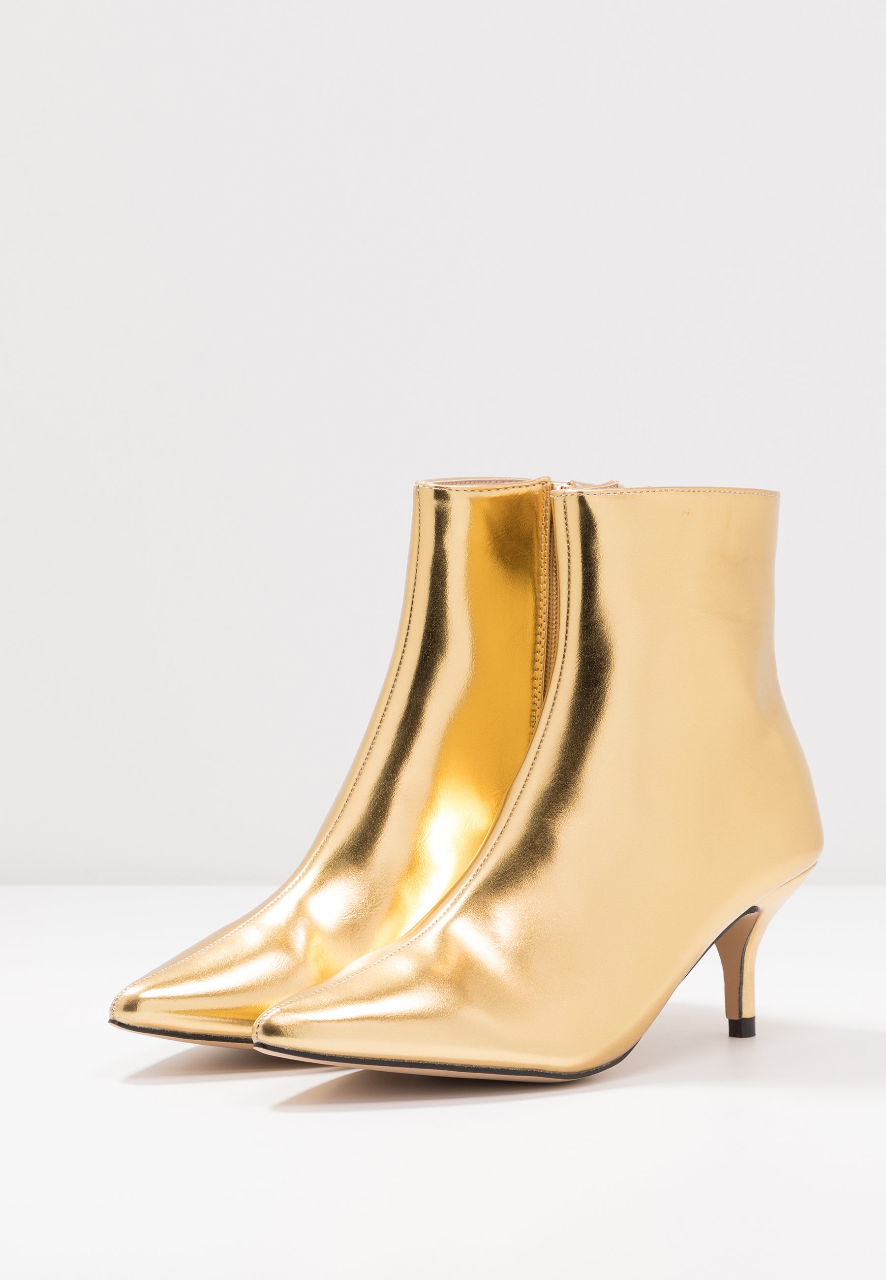 gold ankle boots uk