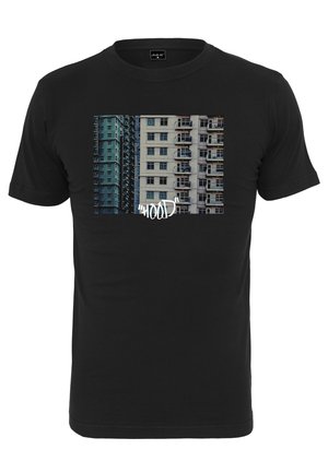 Print T-shirt - black