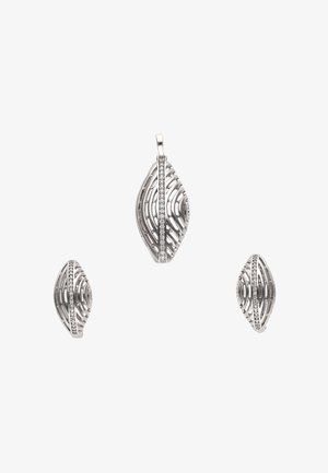 usha, SET - Boucles d'oreilles - silver-coloured
