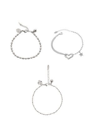 SET - Armbånd - silver-coloured