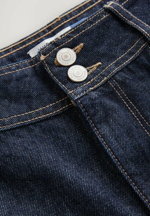 Next DOUBLE BUTTON WIDE LEG - Vaqueros boyfriend - rinse