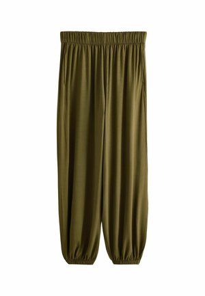 Next REGULAR FIT - SLINKY JERSEY BALLOON LEG JOGGERS . - Nohavice - khaki green