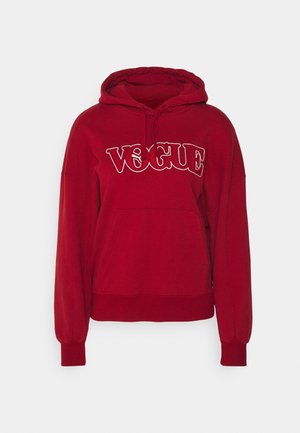 Mikina s kapucí - red